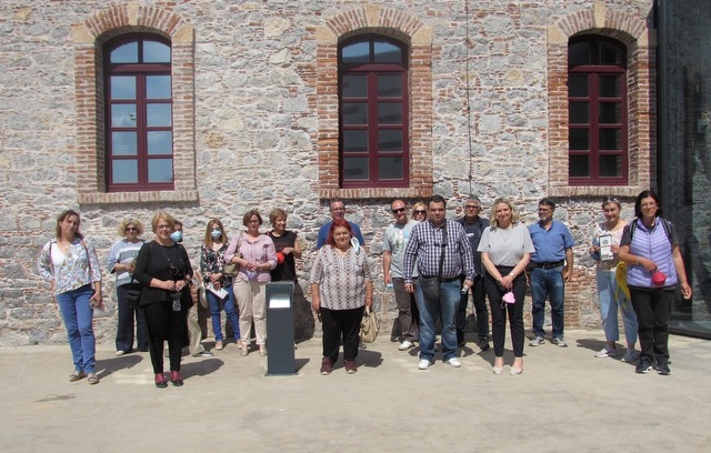 ΧΑΛΚΙΔΑ: Τριάντα εκπαιδευτικοί ξεναγήθηκαν στο μουσείο της Αρέθουσας